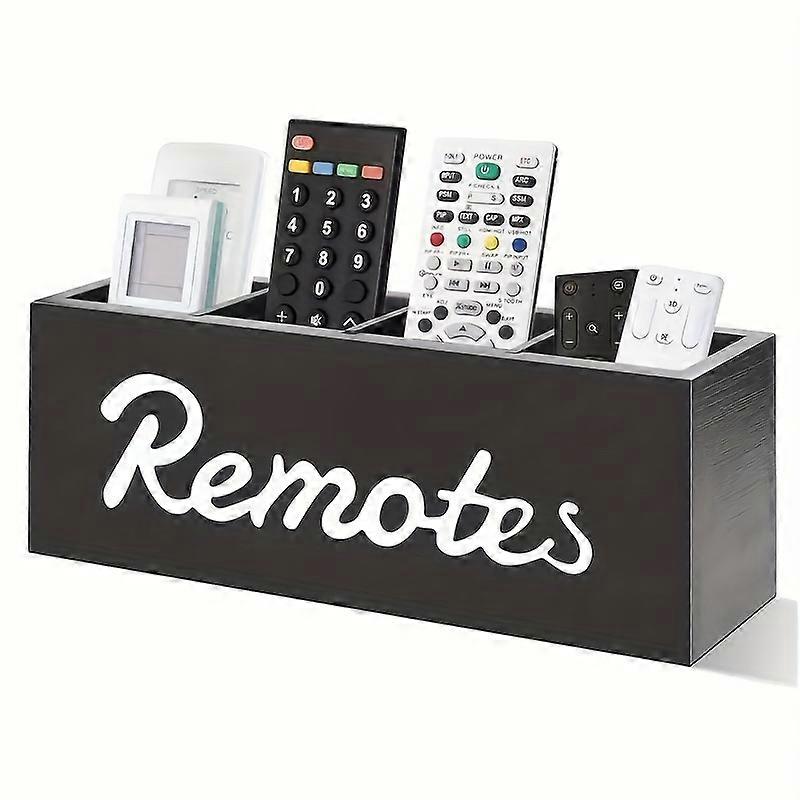 [4 rom rustikk trearrangør] Rustikk gårdshus tre fjernkontroll arrangør med 4 Com