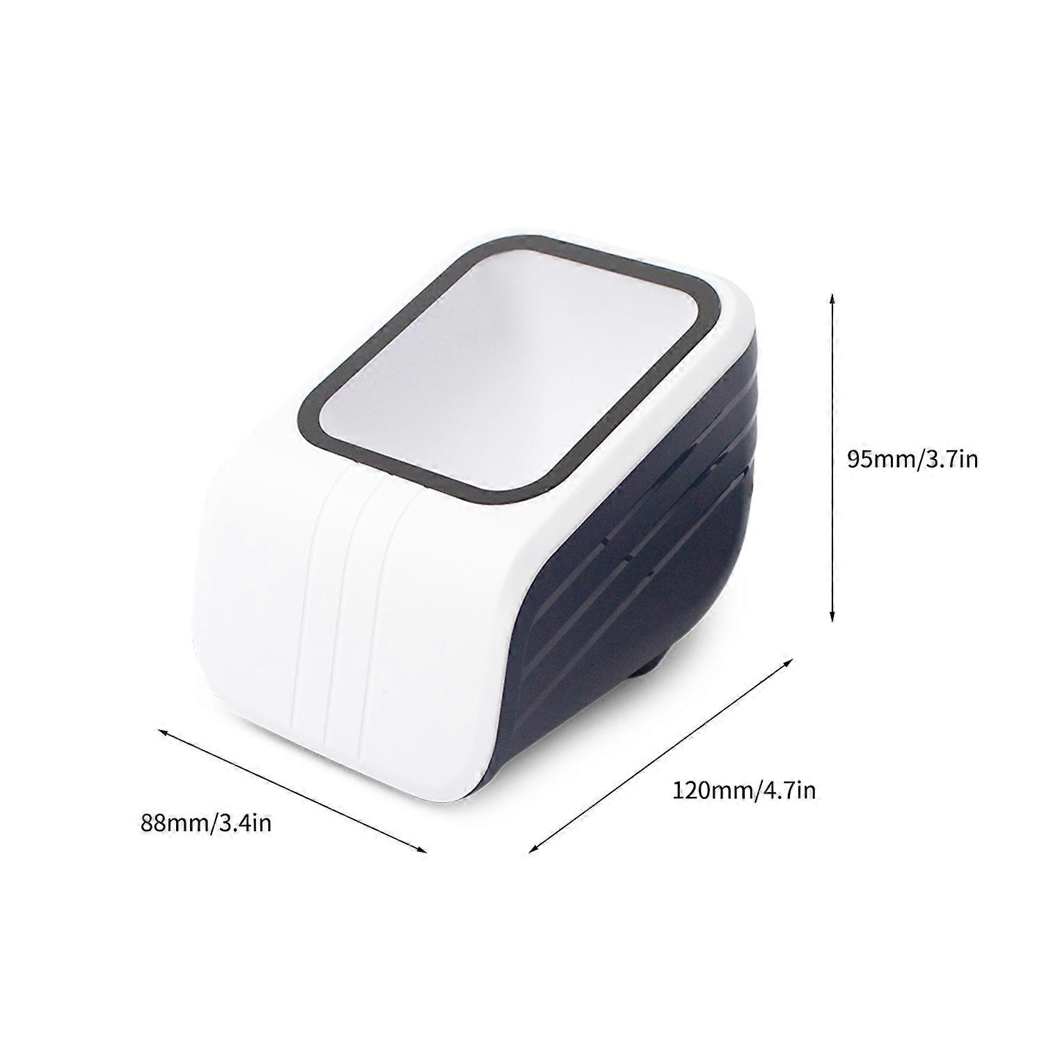 1D 2D QR Barcode Scanner Platform with Voice Announcement Prompt USB Wired Bar Code Reader Hands-fre