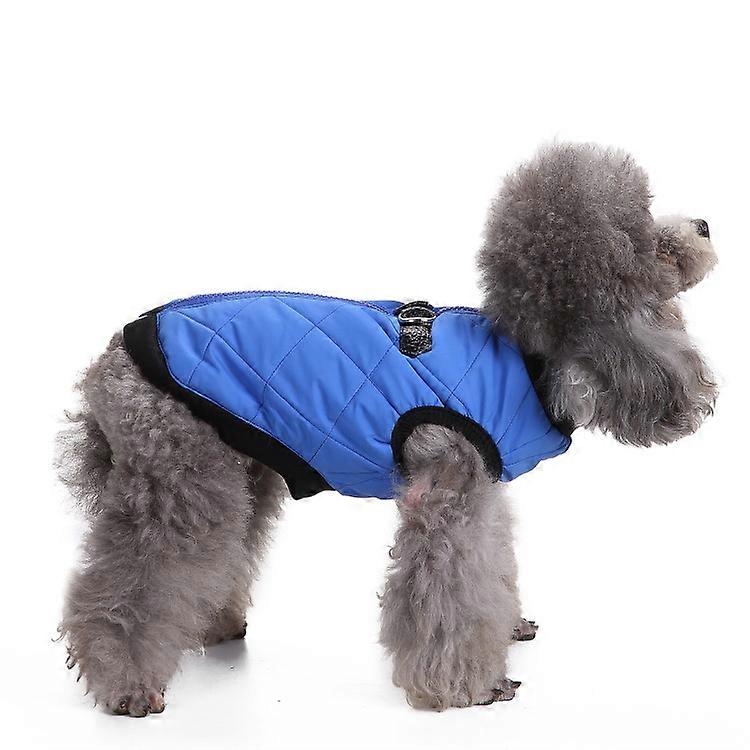 Cold Weather Quilted Aviator Dog Coat For Small, Medium, And Large Dogs, Aviator Style, Sizes S M L
