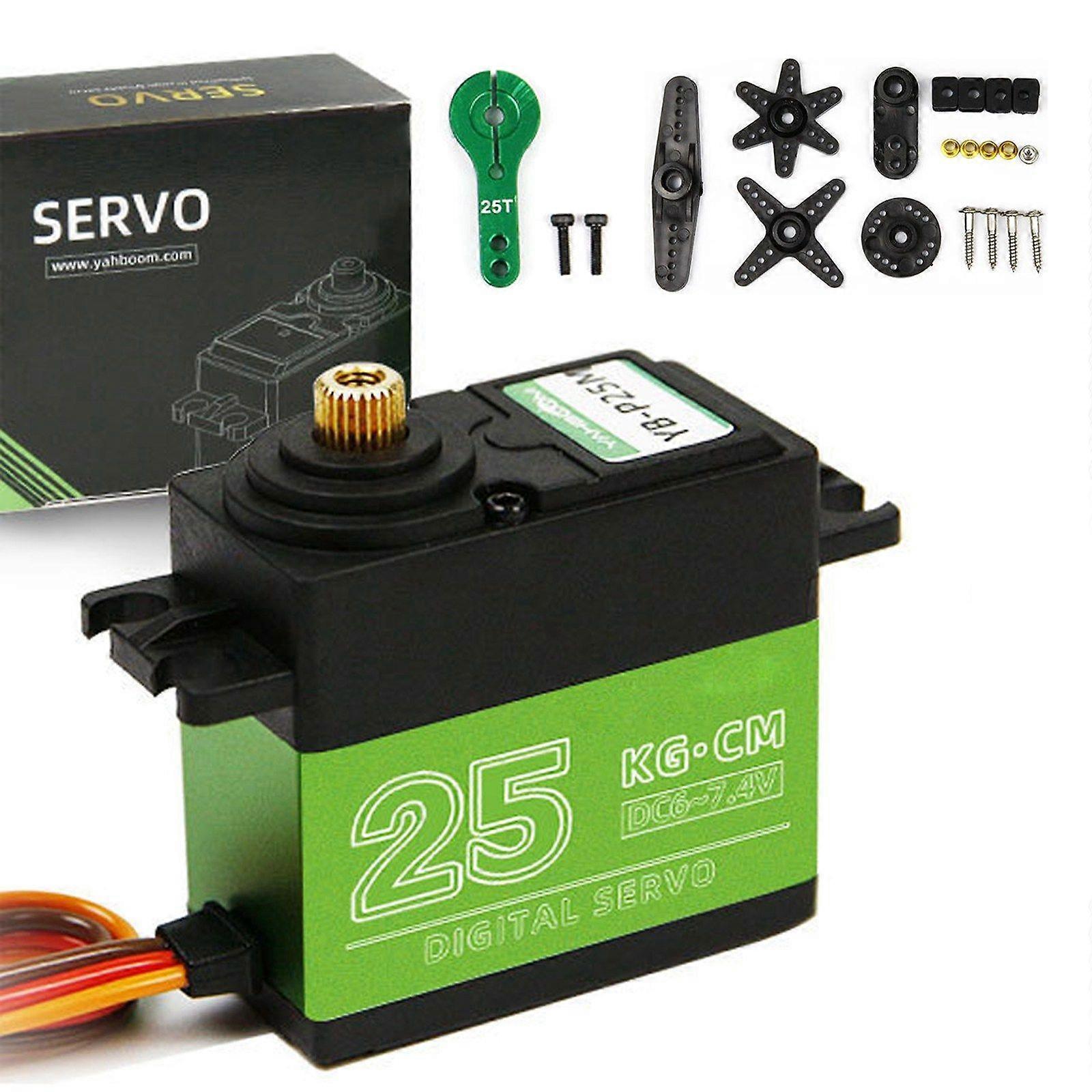25KG Digital Servo Full Metal Gear High Torque Servo Motor for RC Car Accessory