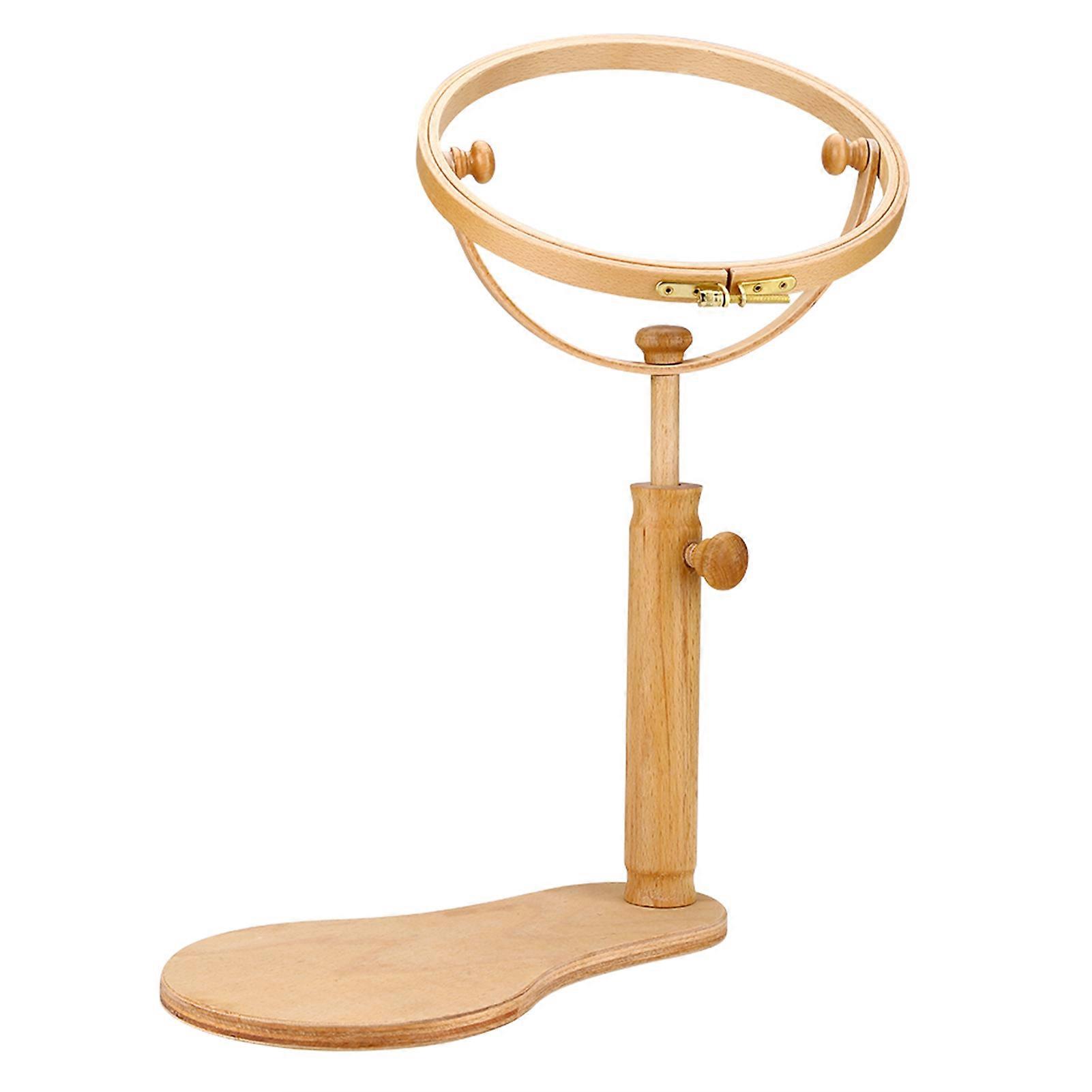 Adjustable Rotating Embroidery Hoop Stand for Table or Lap Use
