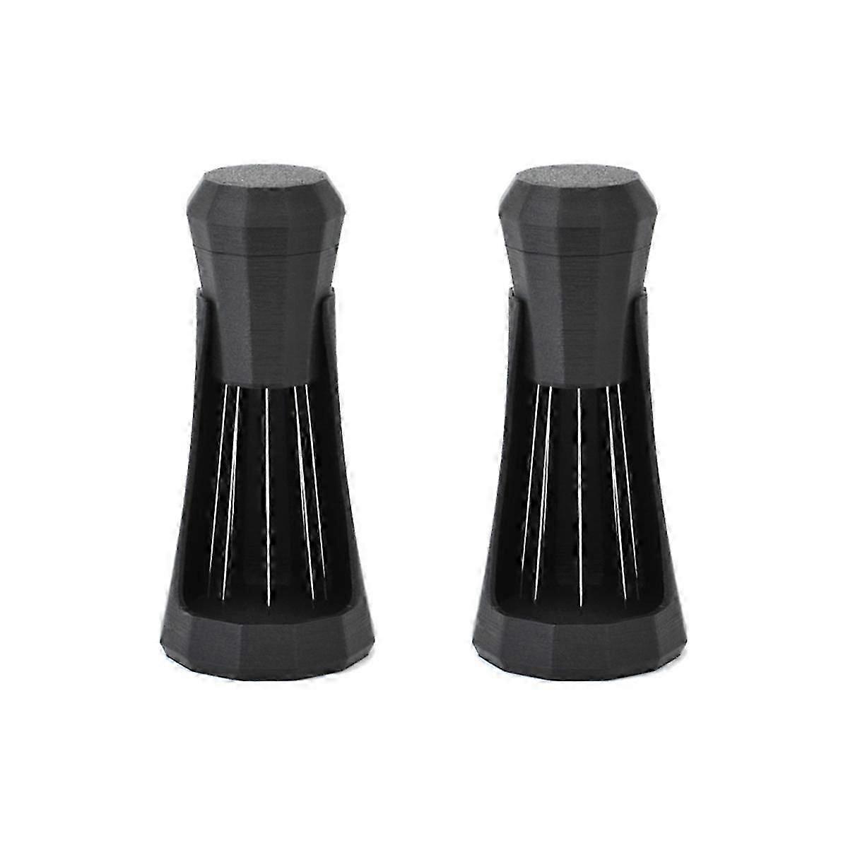 2PCS Espresso Coffee Stirrer WDT Tool and Self-Aligning Stand Coffee Stirring Tool Coffee Cloth Pow