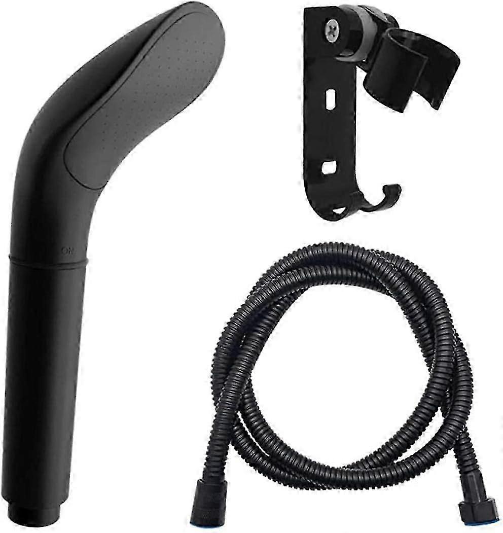 シャワーヘッドシャワーヘッドアンチスケールシャワーヘッドブラックプレッシャーノズルの内蔵フィルターは、シャワーヘッドセットを簡単に掃除できます