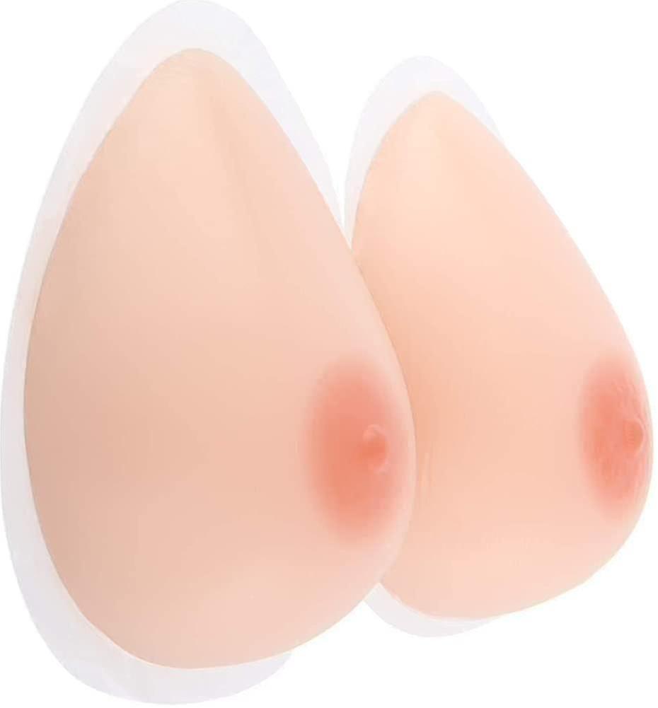 400g Self Adhesive Silicone Breast Forms Fake Boobs For Mastectomy Prosthesis Xxf