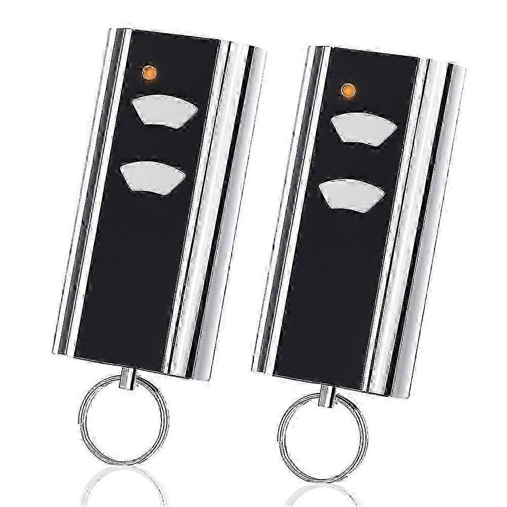 Pair of RCU 433-2K 433.92 MHz Garage Door Opener Handheld Remotes for Replacement