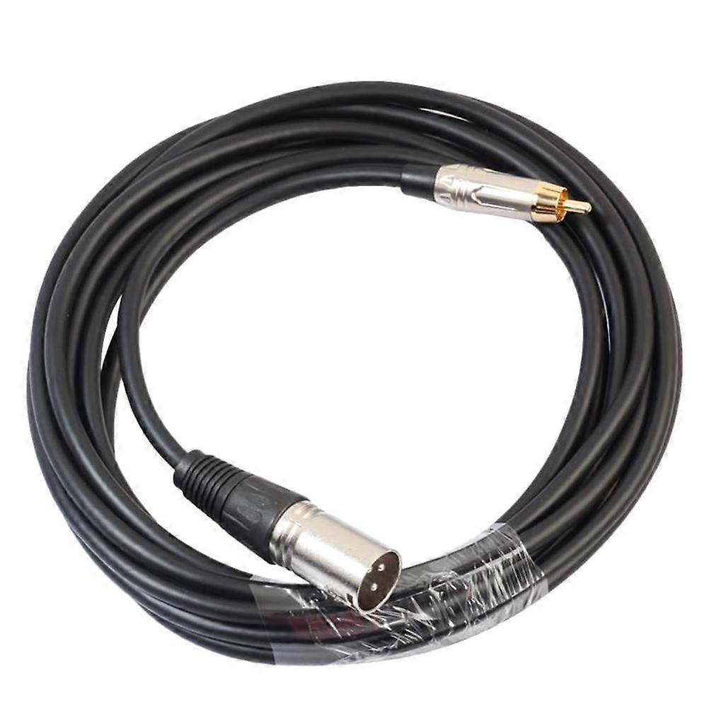 Audio Mic Kábel Patch Zlatý RCA Samec na XLR Samec Mikrofón Hadí kábel