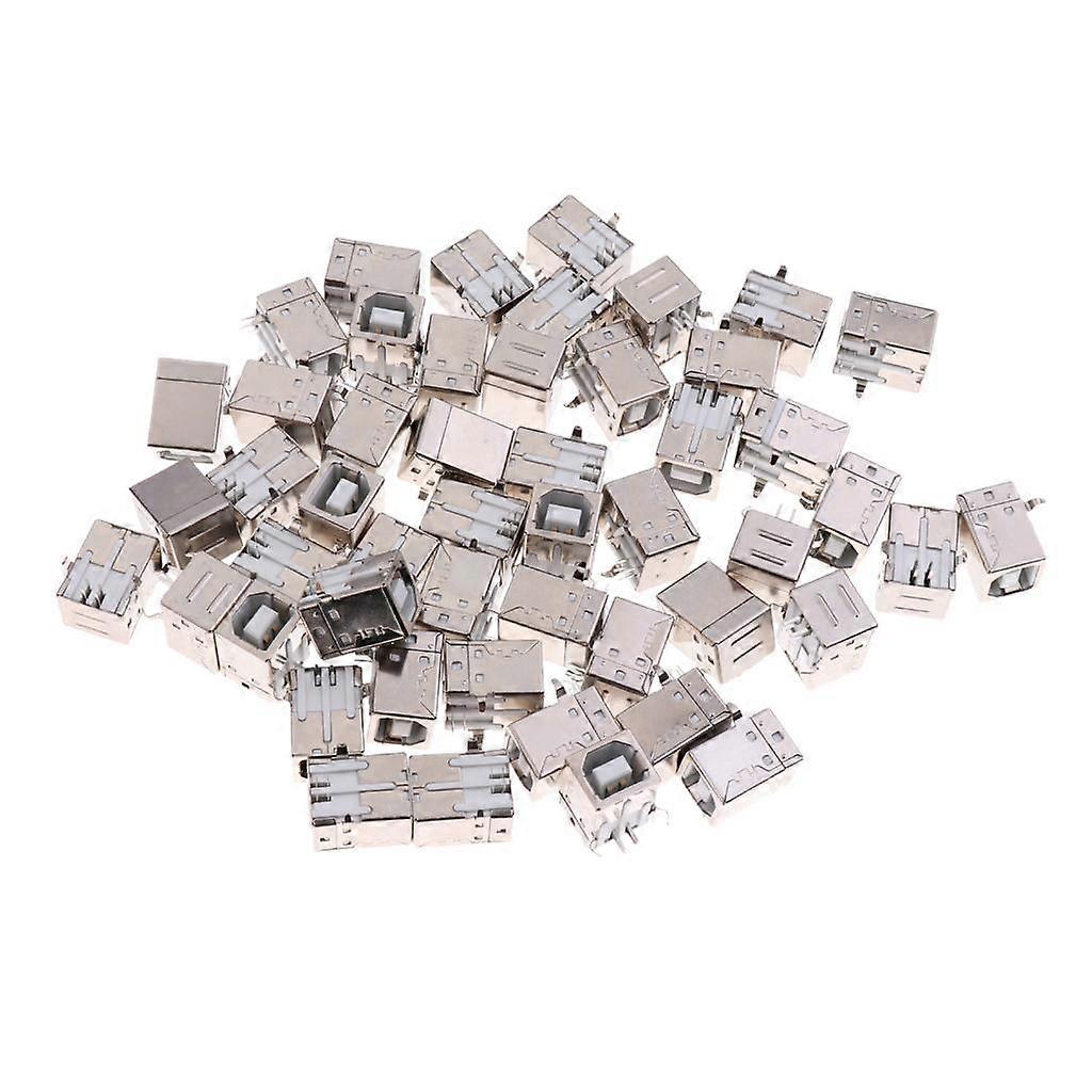 50 Pieces of USB Type B Socket Connector Socket
