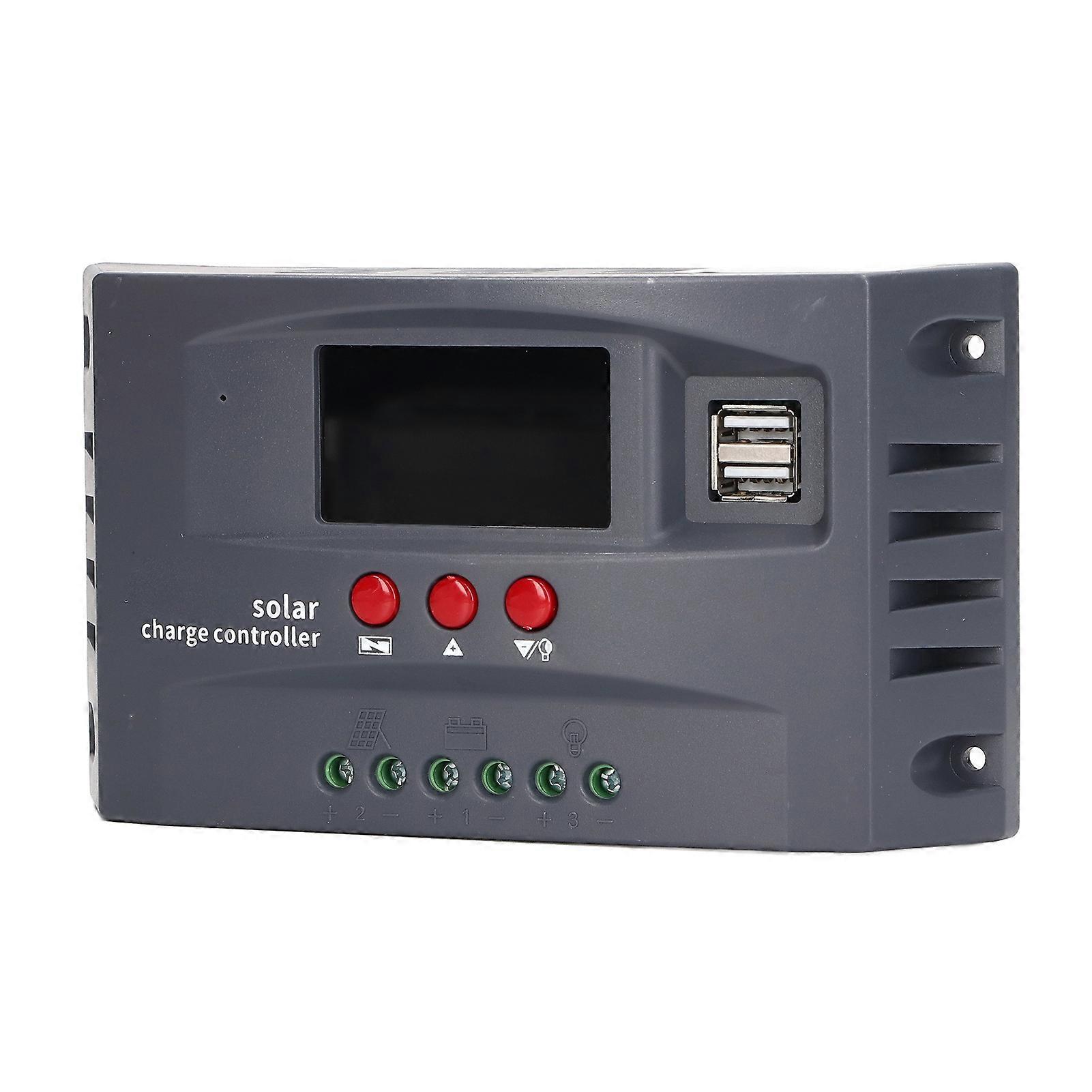 Solar Charge Controller MPPT 12V 24V 10A LCD Colourful Screen Photovoltaic Regulator