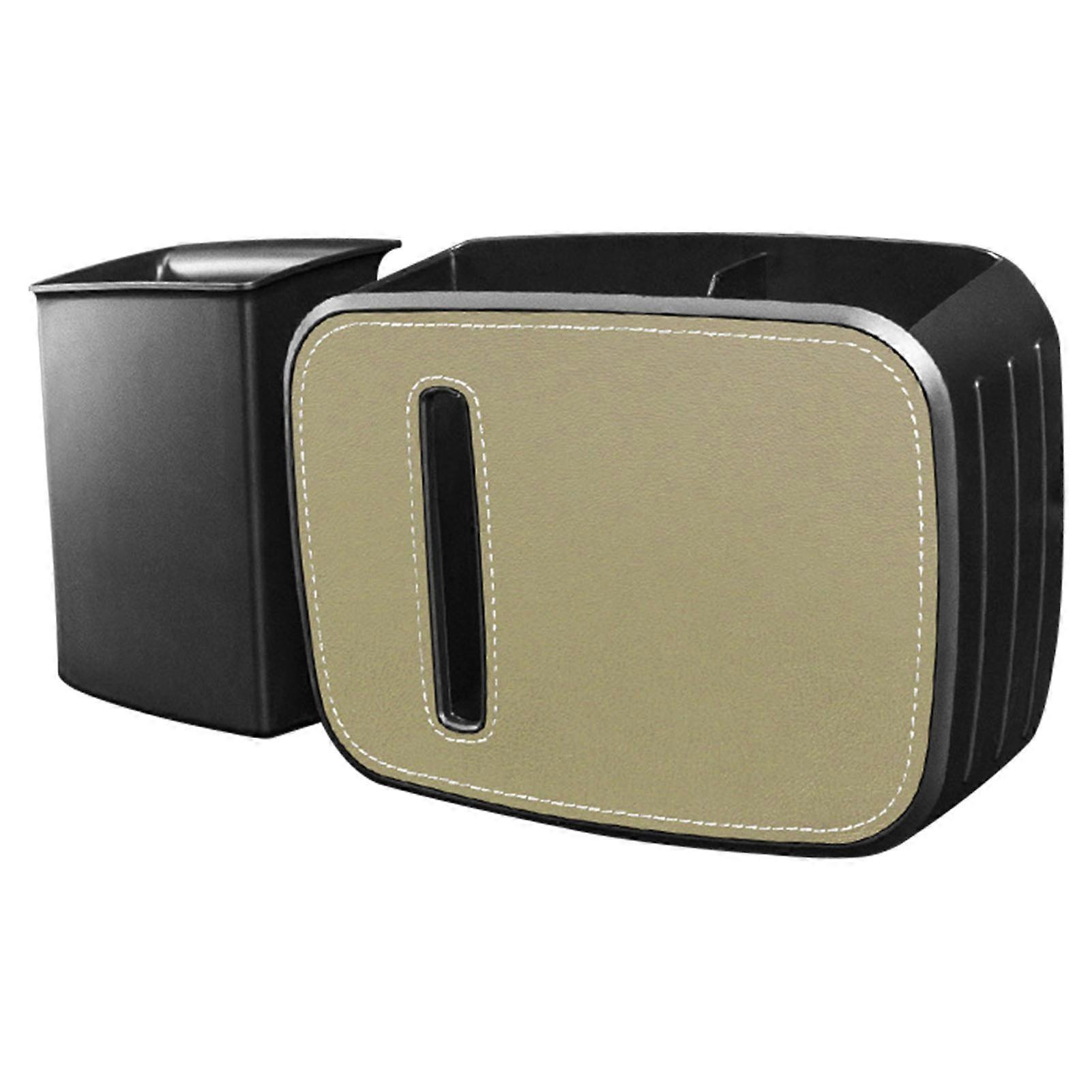 Car Trash Can Detachable Car Seats Back Hanging Trash Container Car Garbage Storage Box