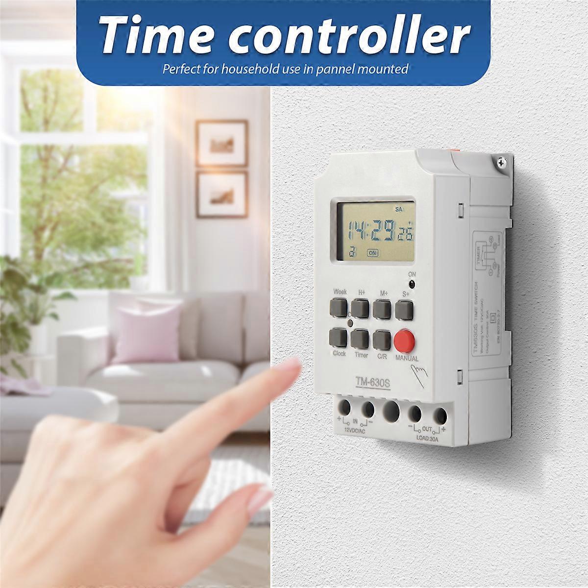 Controllo Secondi Timer Interruttore Display Digitale A Grande Schermo Hot Pin Tensione Uscita Regolatore Del Tempo