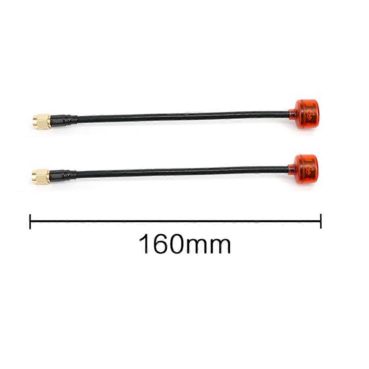 2PCS 5.8G FPV Antenna VTX VRX Antenna SMA RHCP 160mm
