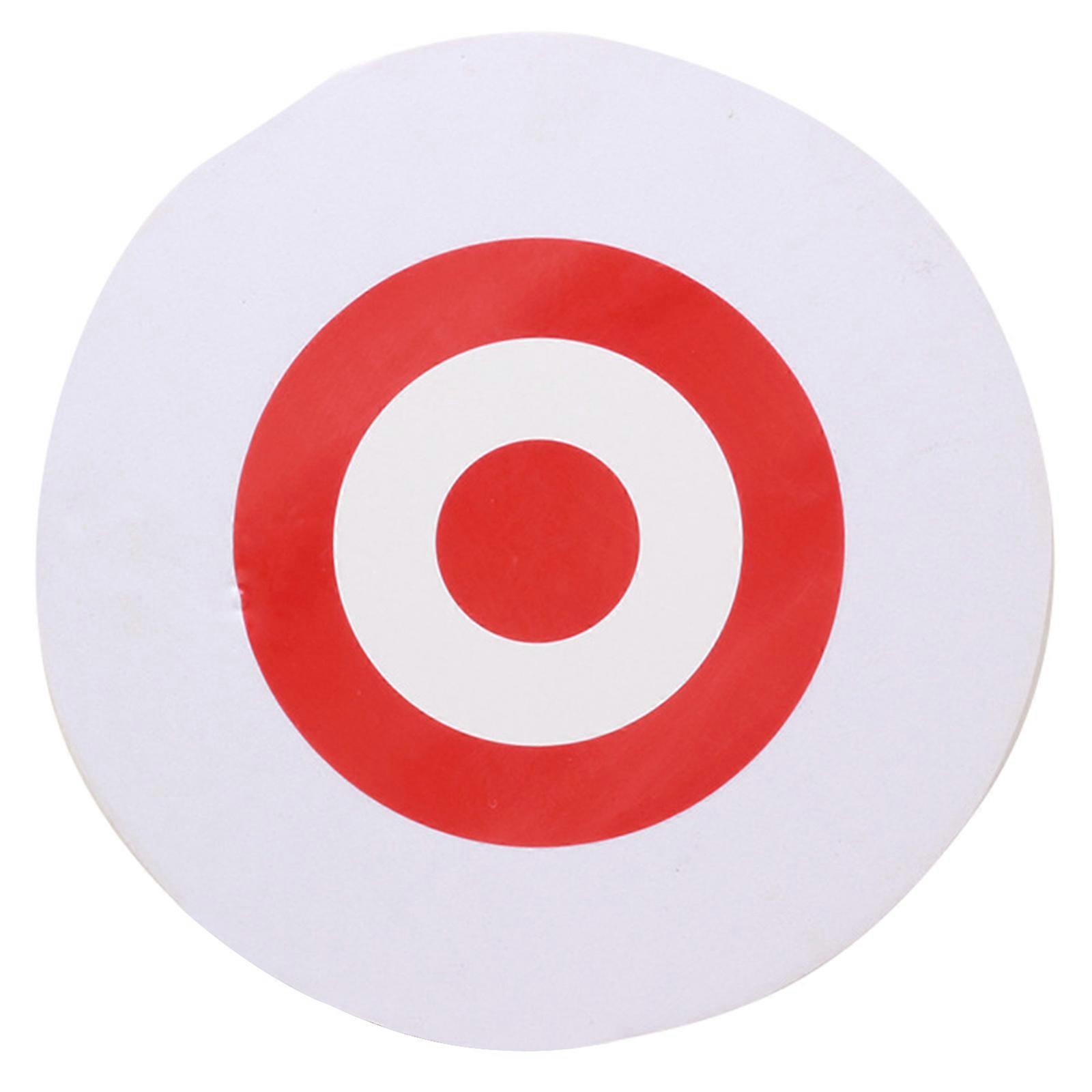 Moving Practice Targets Round Targets Portable Practice Board Professional 25cm EVA Foam Targets White