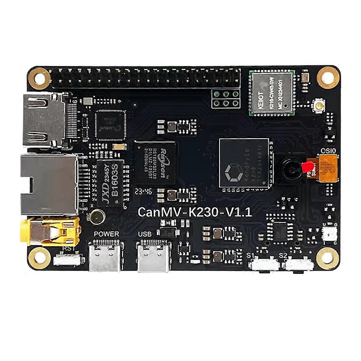 CanMV-K230 Ingebedde Dual-Core RISC-V CPU AI-ontwikkelingsraad Ingebouwde DPU HD-video-ingang LCD Displ