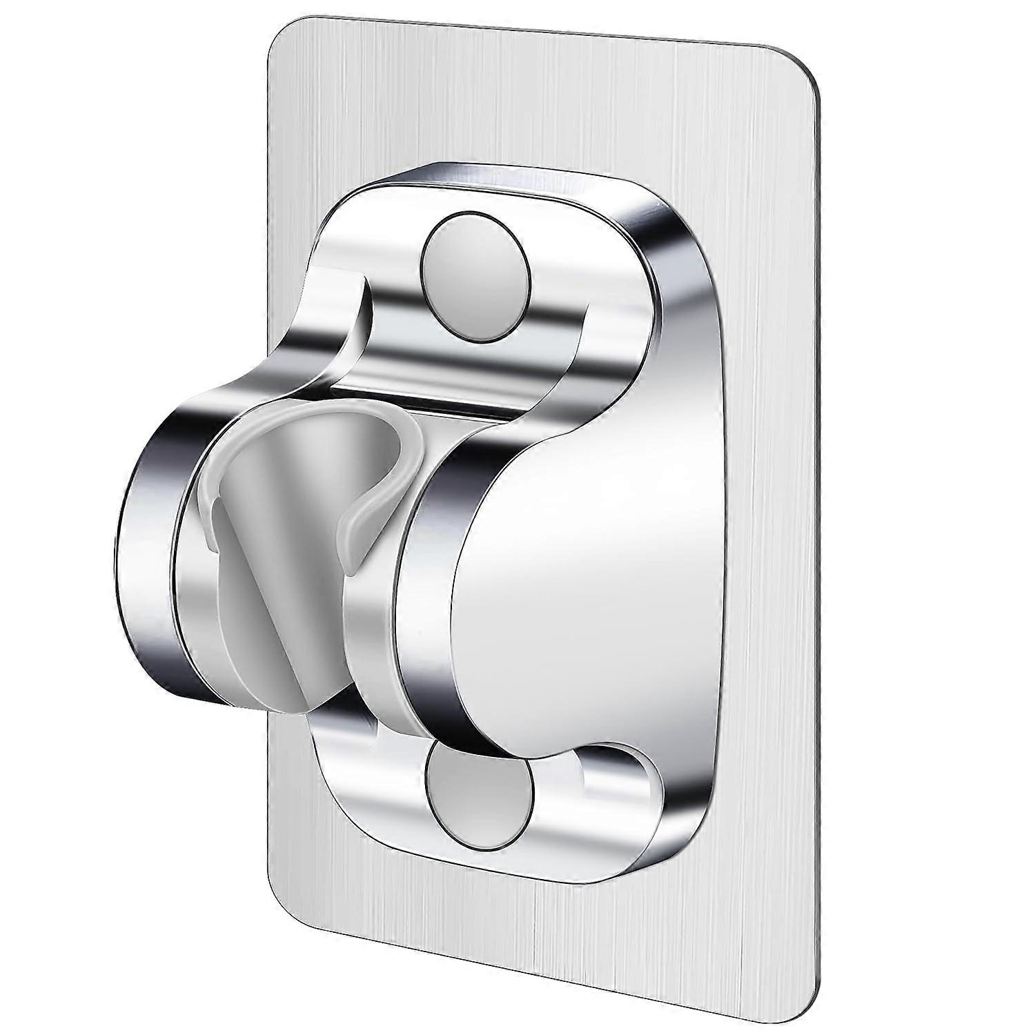 Adjustable Shower Head Wall Holder Mounted Adhesive for Universal Compatibility, Durable Material, Easy Installation