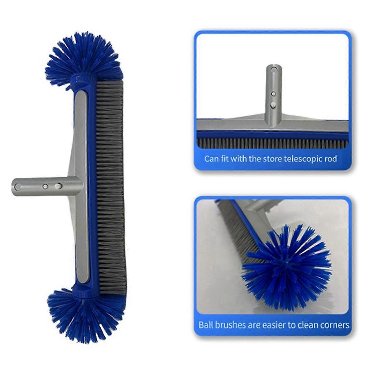 Swimming Pool Brush Head Aluminum Handle Pool Brush