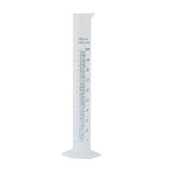 100ml Plastic Graduated Measuring Cylinder with Scale Chemistry Laboratory Tool