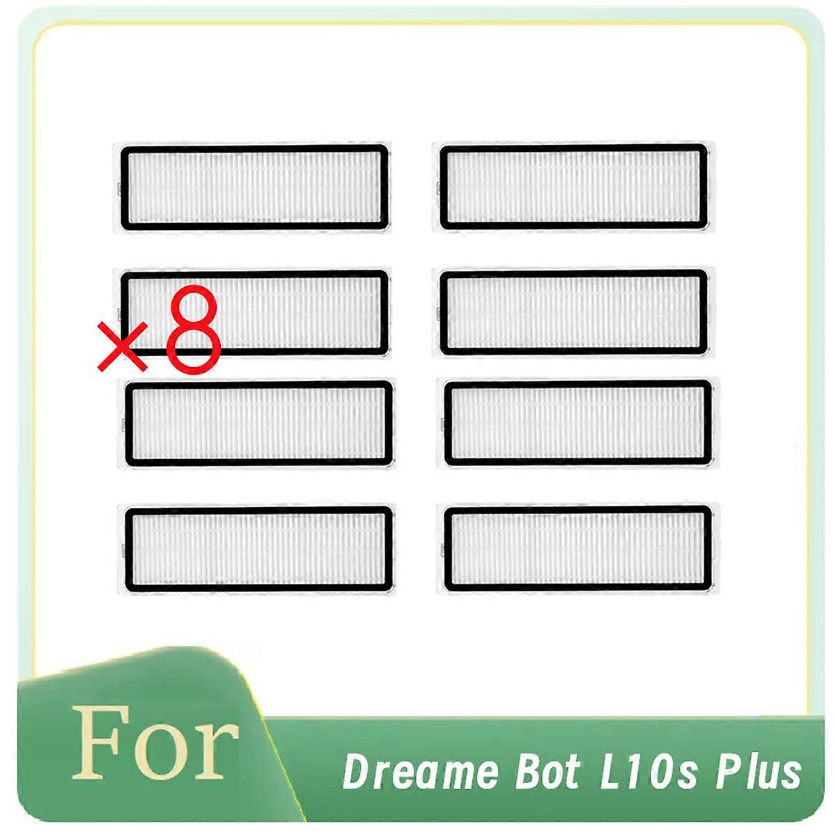 8PCS Filter Kit for L10s Plus Robot Vacuum