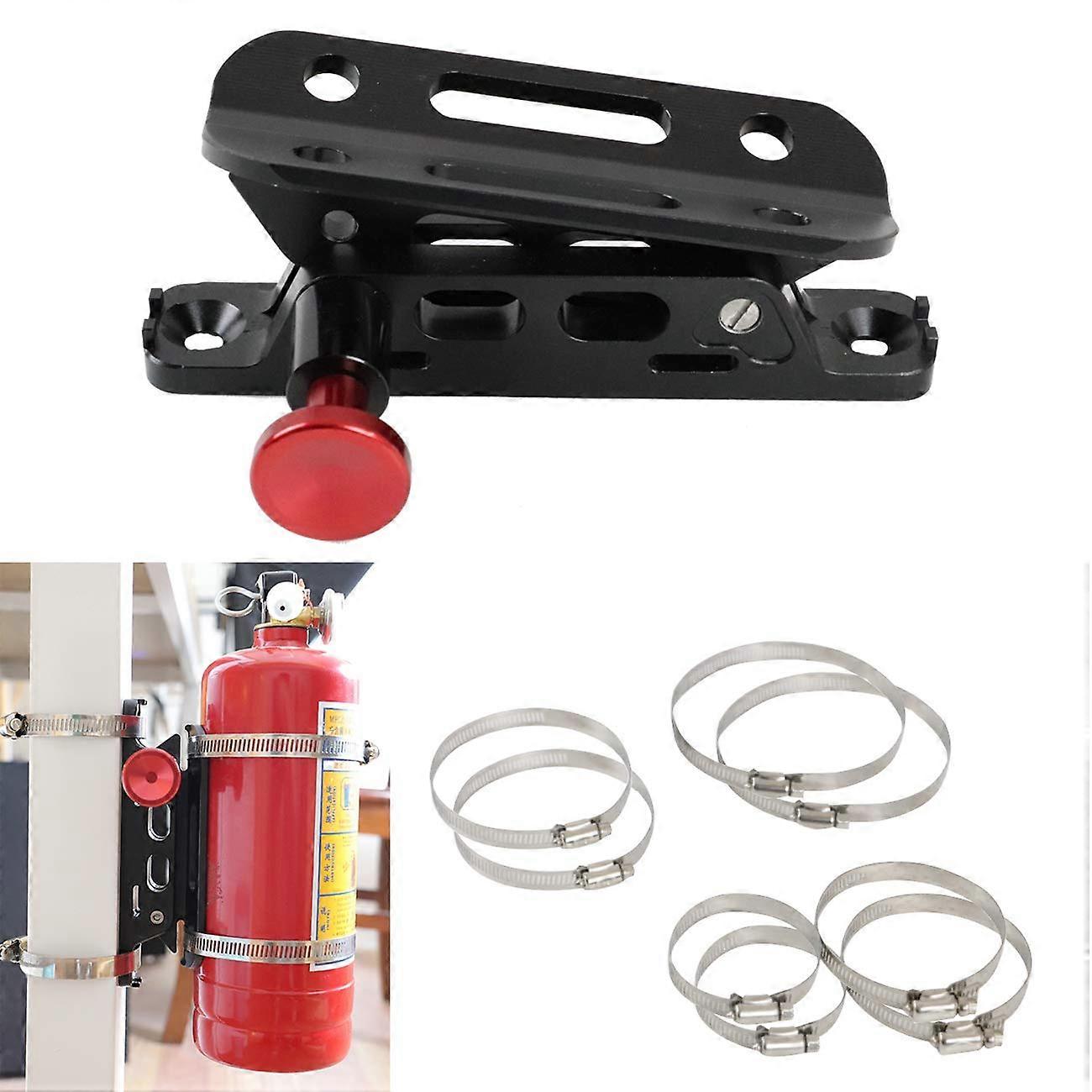 Quick Release Aluminum Fire Extinguisher Mount Holder for Jeep Wrangler Gladiator Bronco UTV Polaris RZR Can-Am, 1-10Lb
