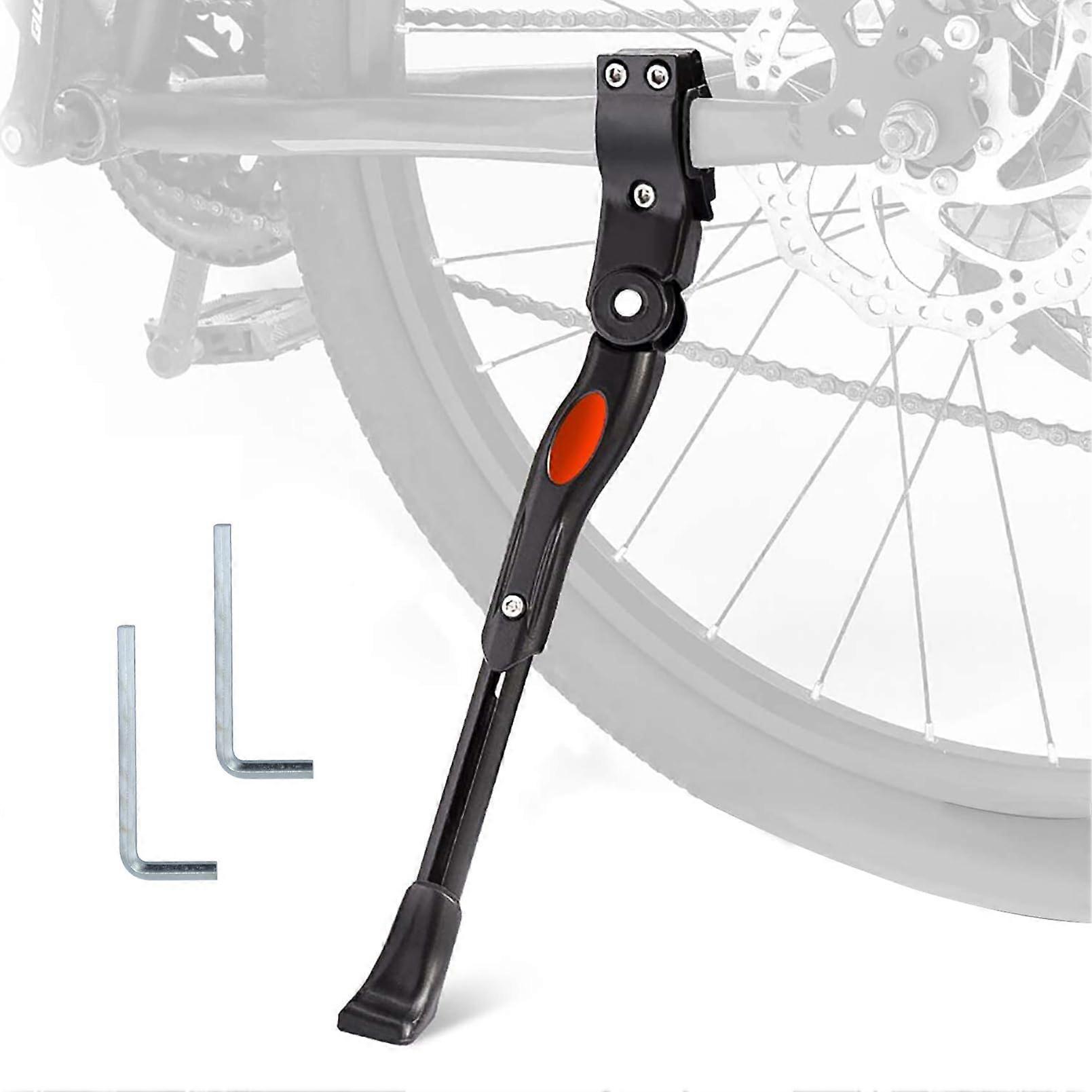 Adjustable Bike Kickstand for 22-27 Inch 700C Road Bikes, Rear Side Stand, Lightweight Aluminum, Stable Support