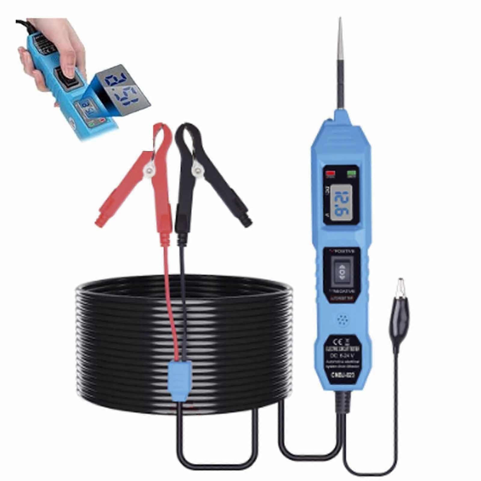 DC Automotive Circuit Tester 6-36V Voltage Tester For Car Electrical System Diagnostics And Troubleshooting