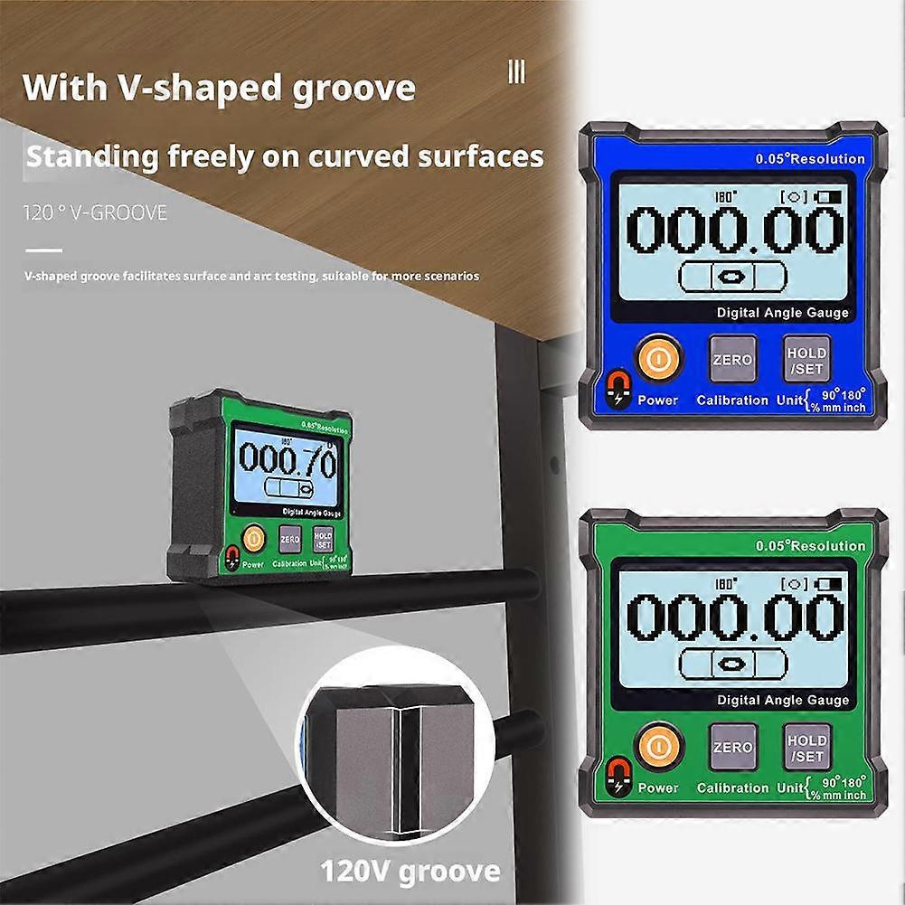 LCD Magnetico Digitale Inclinometro Livello Scatola Gauge Angolo Metro Finder