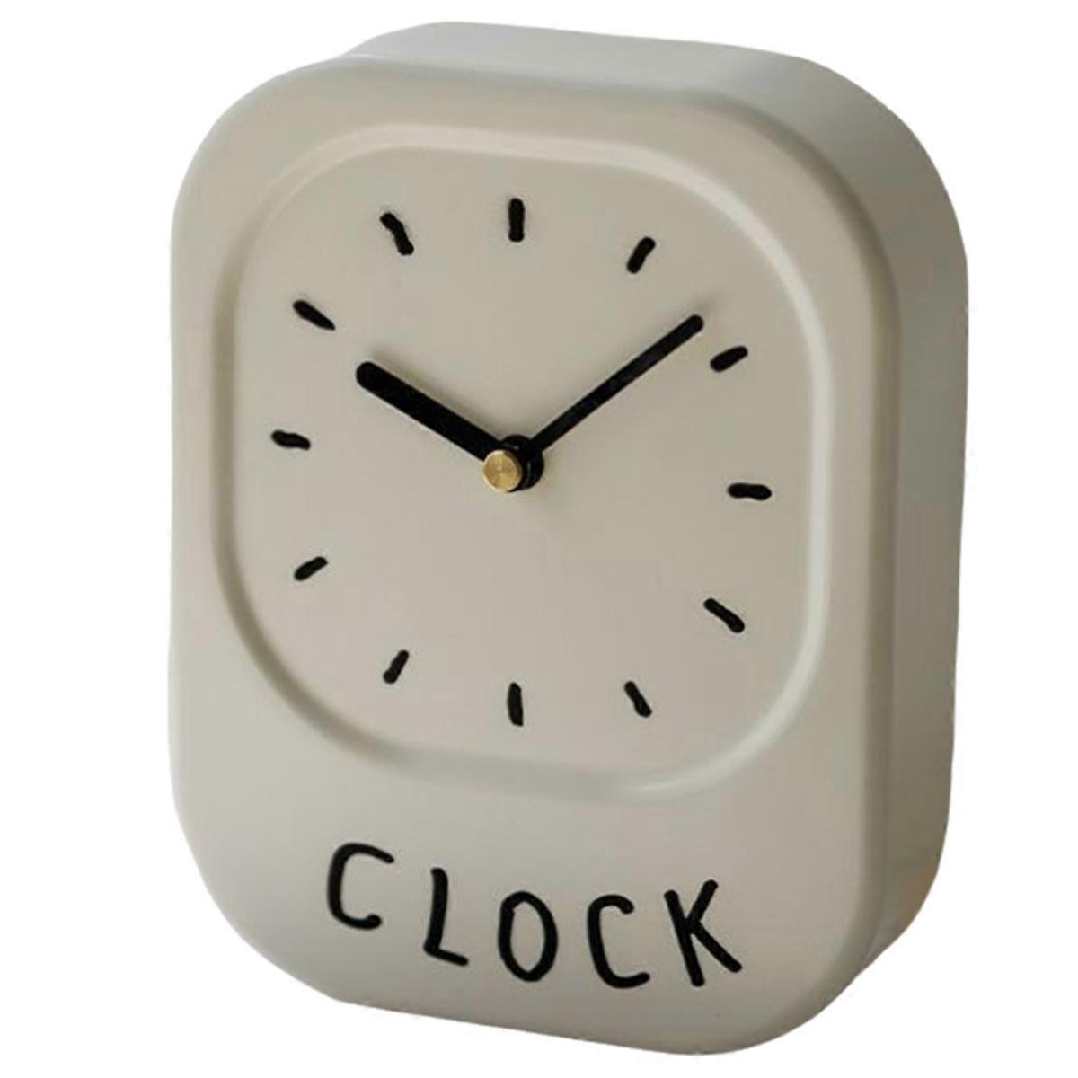 Clock Korean Style Table Clock Wall and Desk Decoration