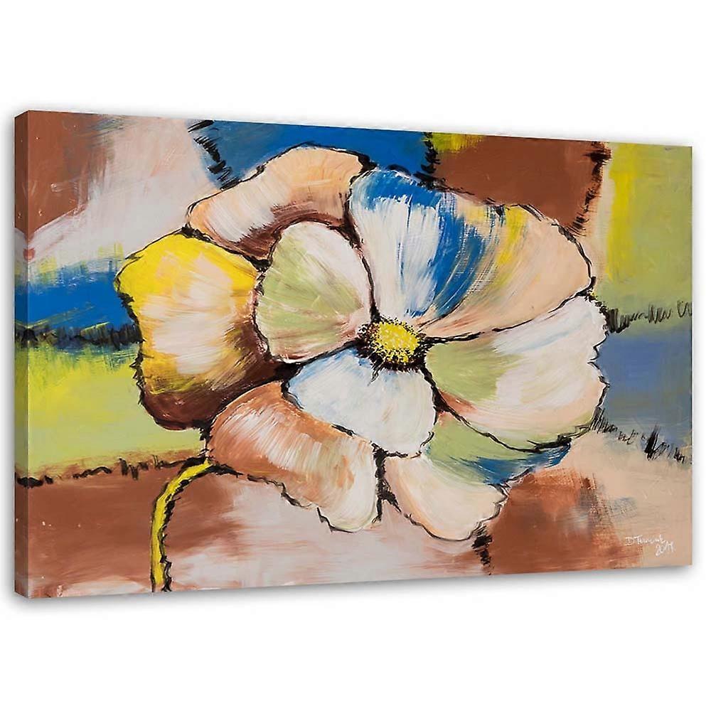 Impression sur toile, Fleurs colorées - 90x60