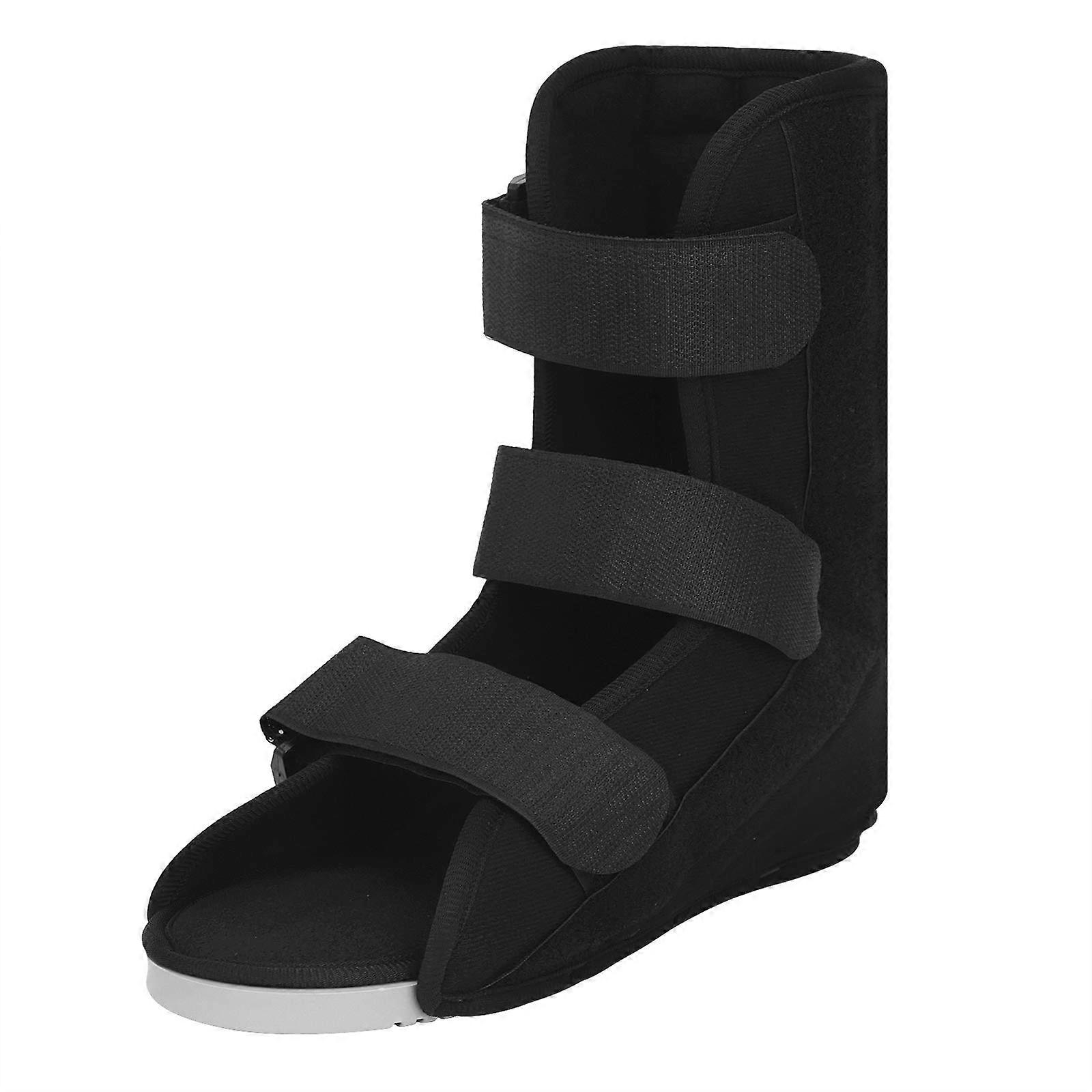 Anti Rotation Fracture Boot Adjustable Ankle Brace for Left or Right Foot - Comfortable Bed and Walking Shoe