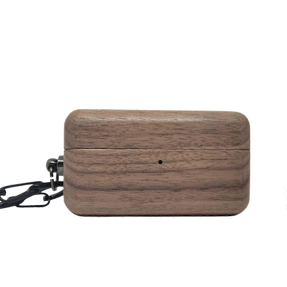 For EAH-AZ100 Walnut Protective Case Wireless Bluetooth Headphone Charging Box Cover Hard Sleeve A