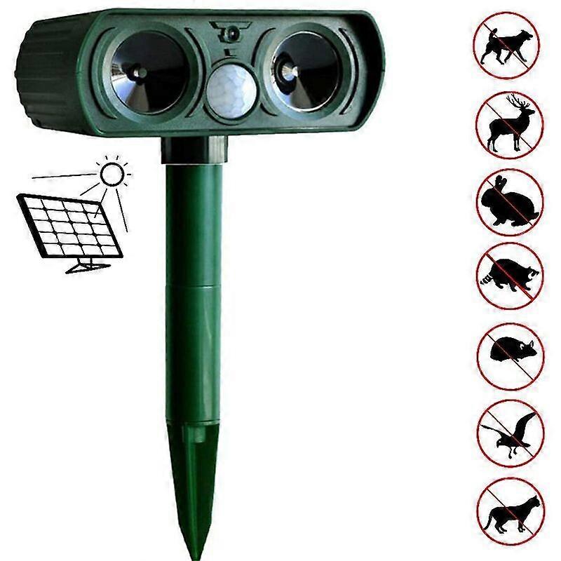 Ultrasonic Anti-Cat Defense, Cat Repellent Cat Repellent Cat Ultrasound Animal Repeller Sunscreen Solar Powered Cat Repeller for Outdoor