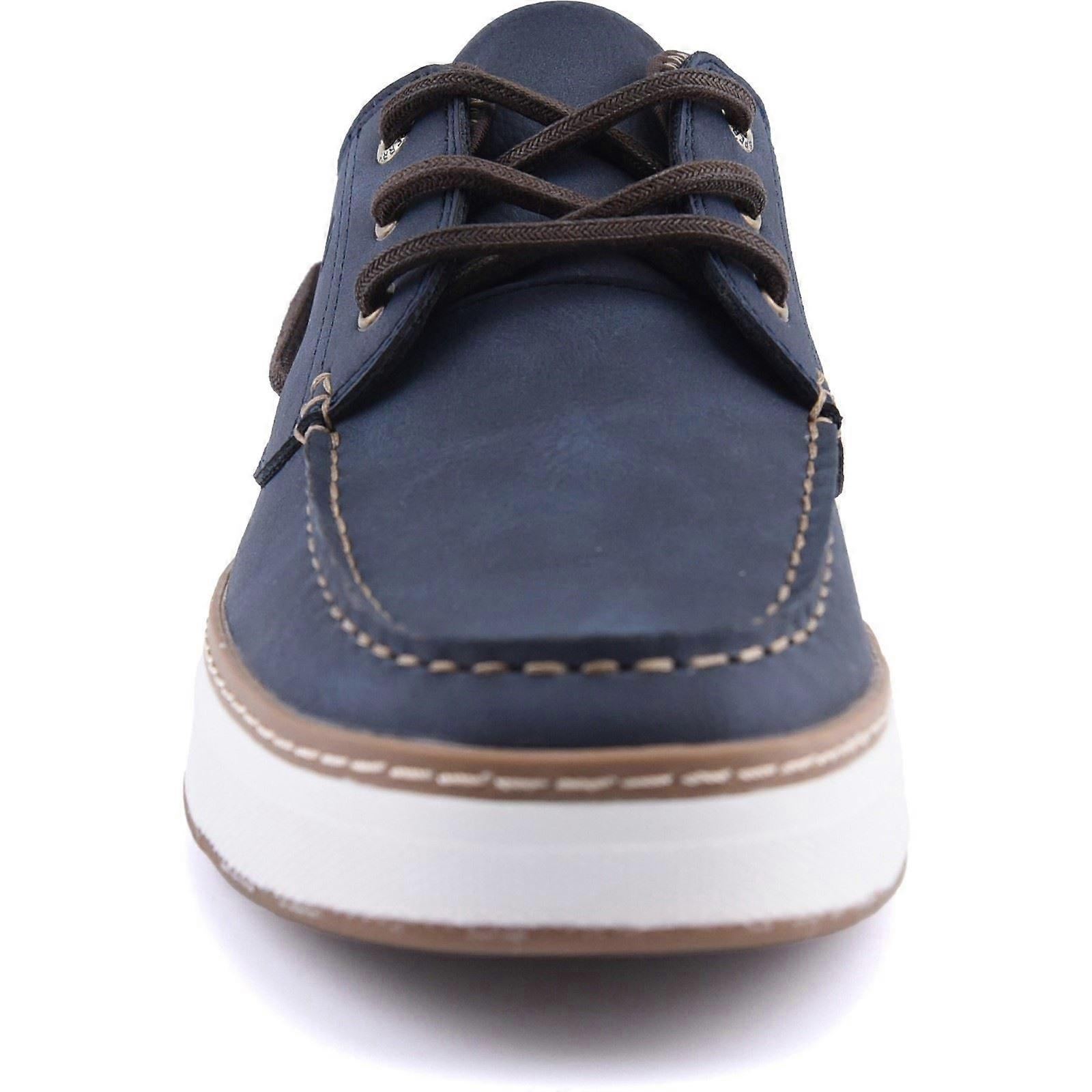 Sperry Moc Neo Navy 98% Polyurethane, 2% Copper Male Mens Classic