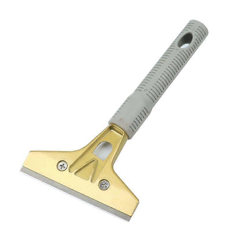Industry Scraper with 10 Blades, Plancha Scraper for Wallpaper, Window Scrapers, for Glue, Window Tiles, Car, Mirror, Cleaning, Gold