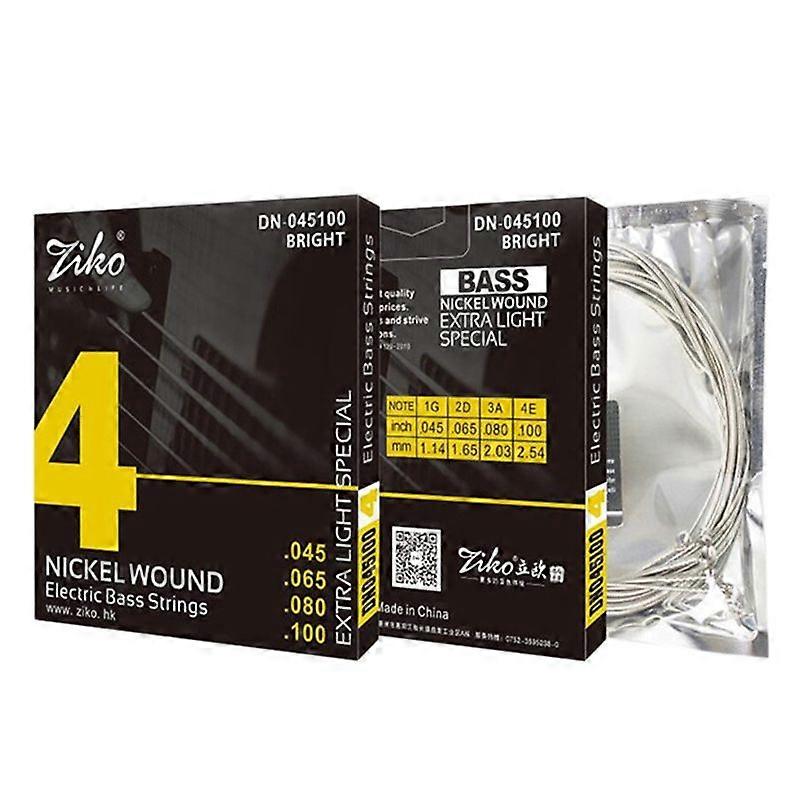 Electric Bass Guitar 4 String Bass Guitar Strings 6 Nickel Would Professional Strings -045100