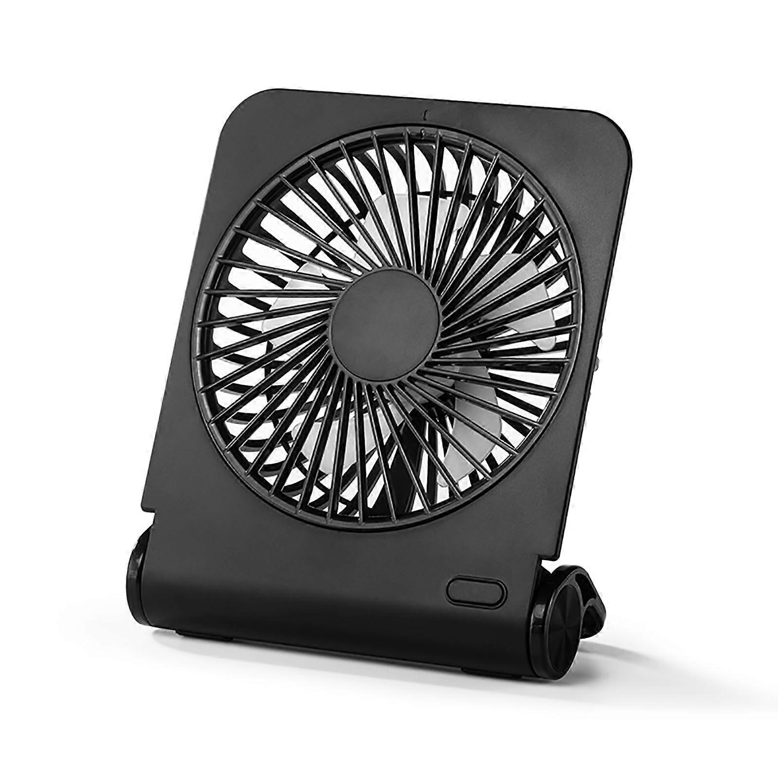USB Desktop Fan 4-Speed Rechargeable Table Cooling Fan With 1800mAh Battery