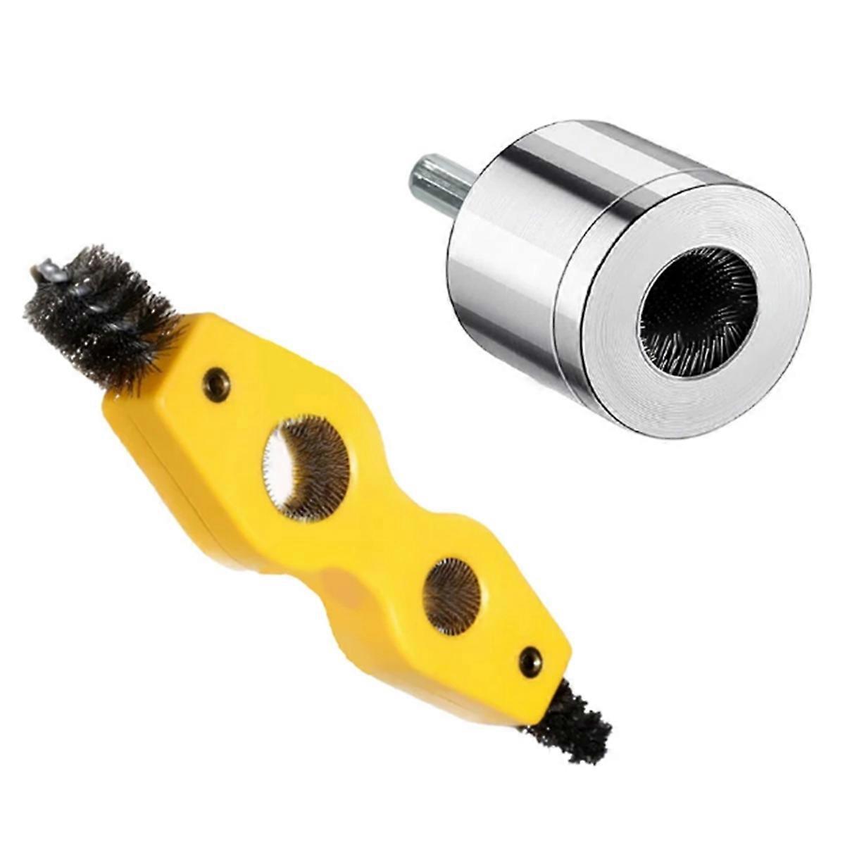 Copper Pipe Cleaner 4in1 Battery Brush for Drill Plumbing Package 2