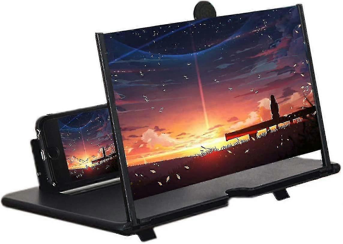 12" Screen Magnifier, 3d Hd Mobile Ph Magnifier Projector Screen