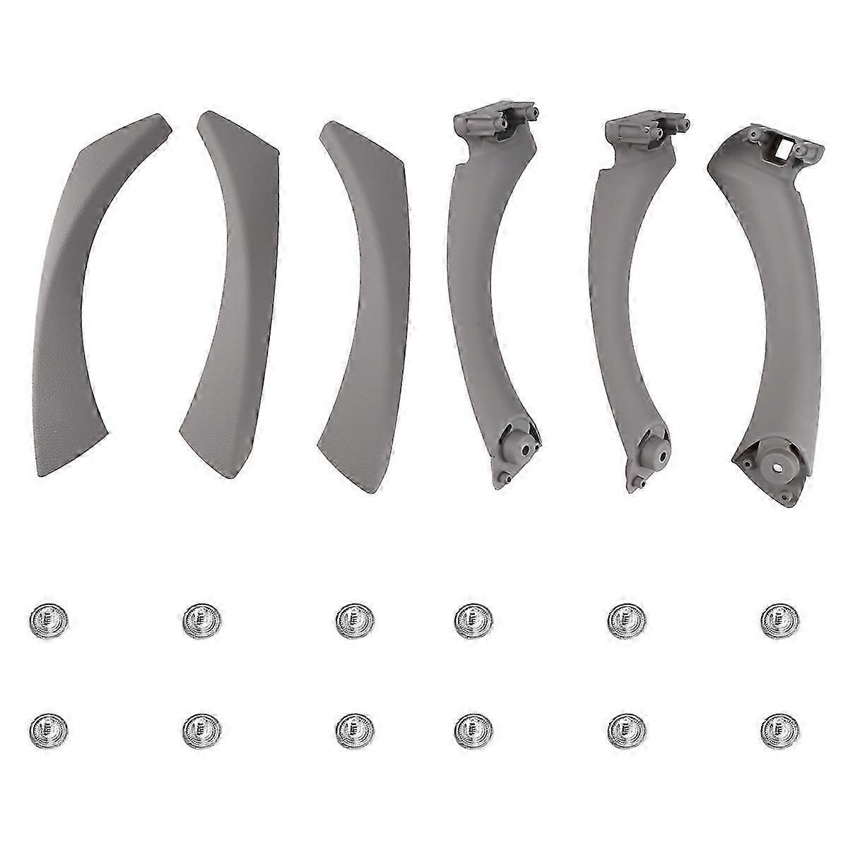 Door Pull Handle Set Replacement for RHD Gray