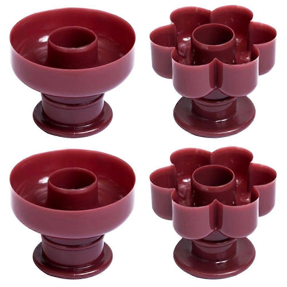 4Pcs Multi-function Donut Mold Thick Donut DIY Baking Mold Round Donut Mold Exquisite Mold