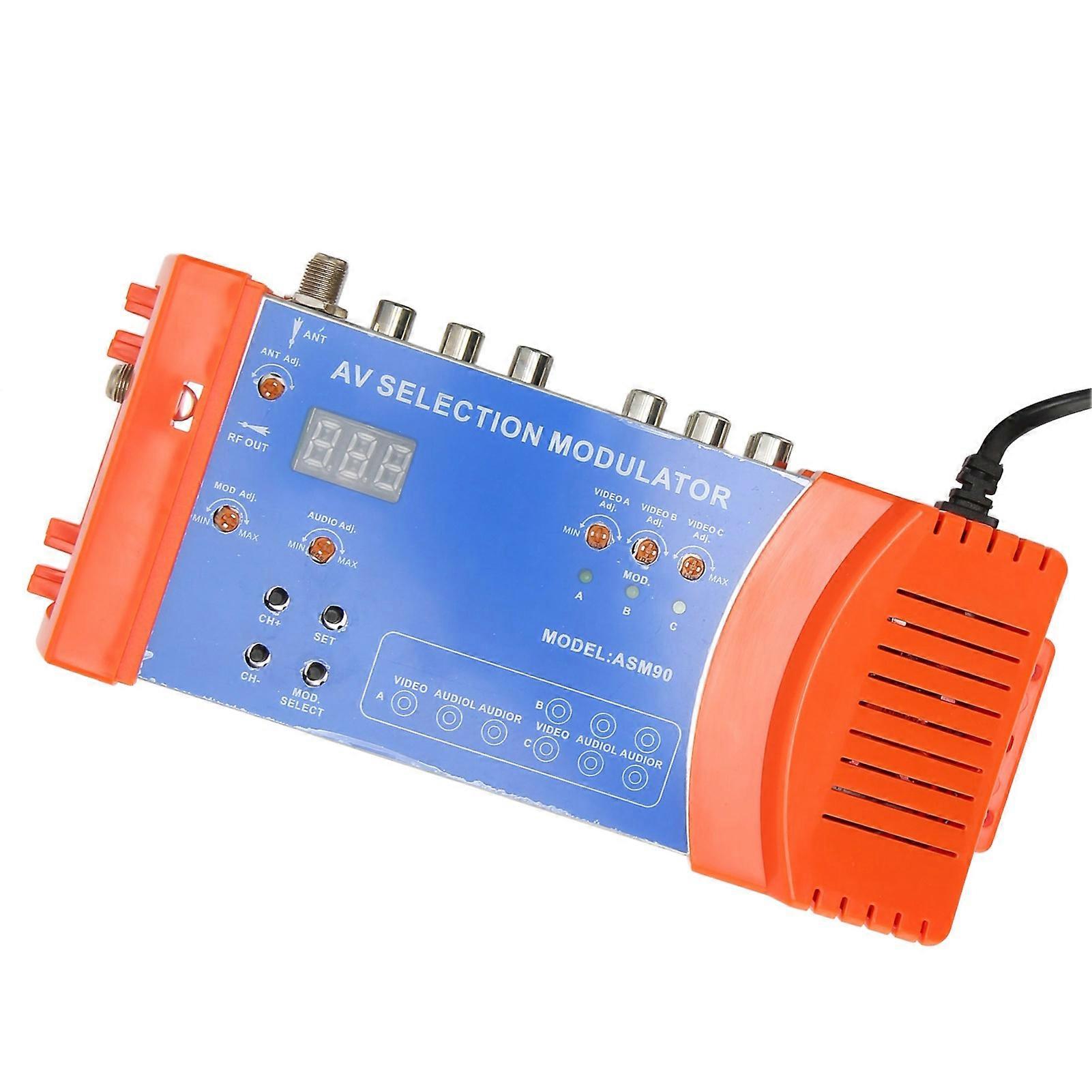 AV Selection Modulator Professional PAL NTSC Standard VHF UHF RF Modulator for Home TV