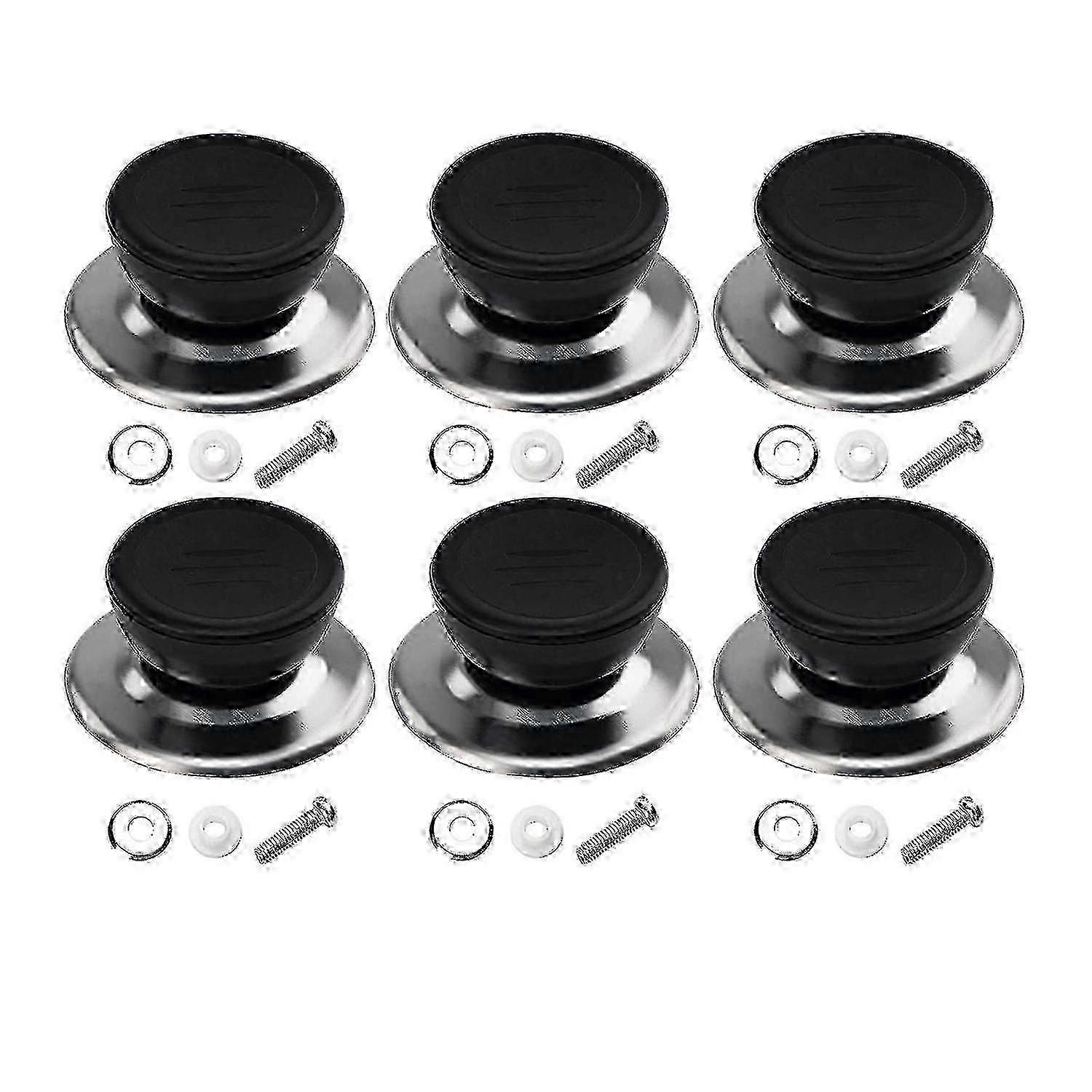 6 Sets Pot Lid Knobs,kitchen Cookware Replacement Pan Lid Handles