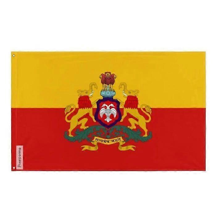 Flag - Non-official - Karnataka - 120 x 180 cm - Polyester - Double-sided print