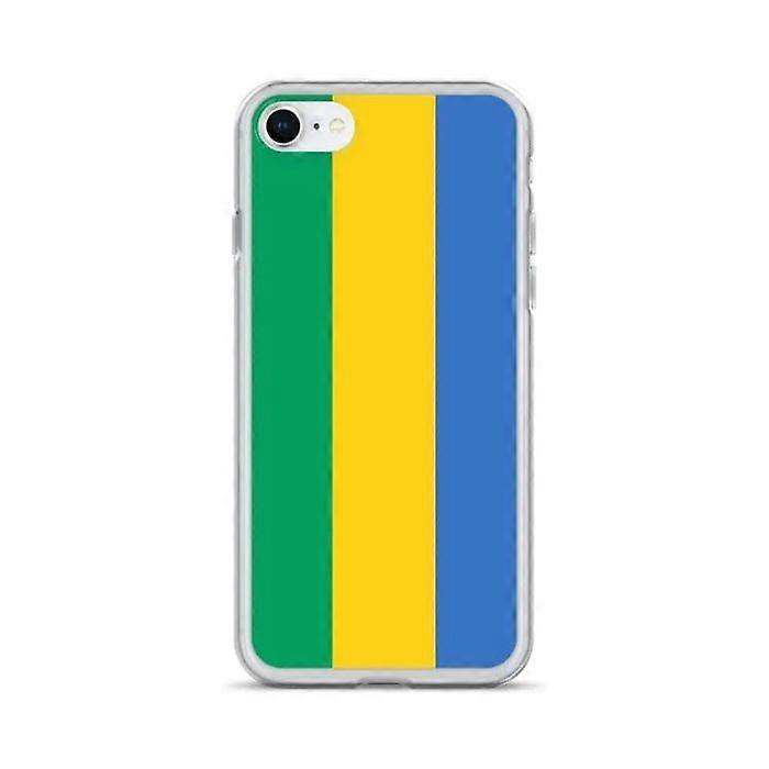 iPhone Case - Gabon Flag - iPhone SE 2020 - Flexible - Multicolor - Vertical