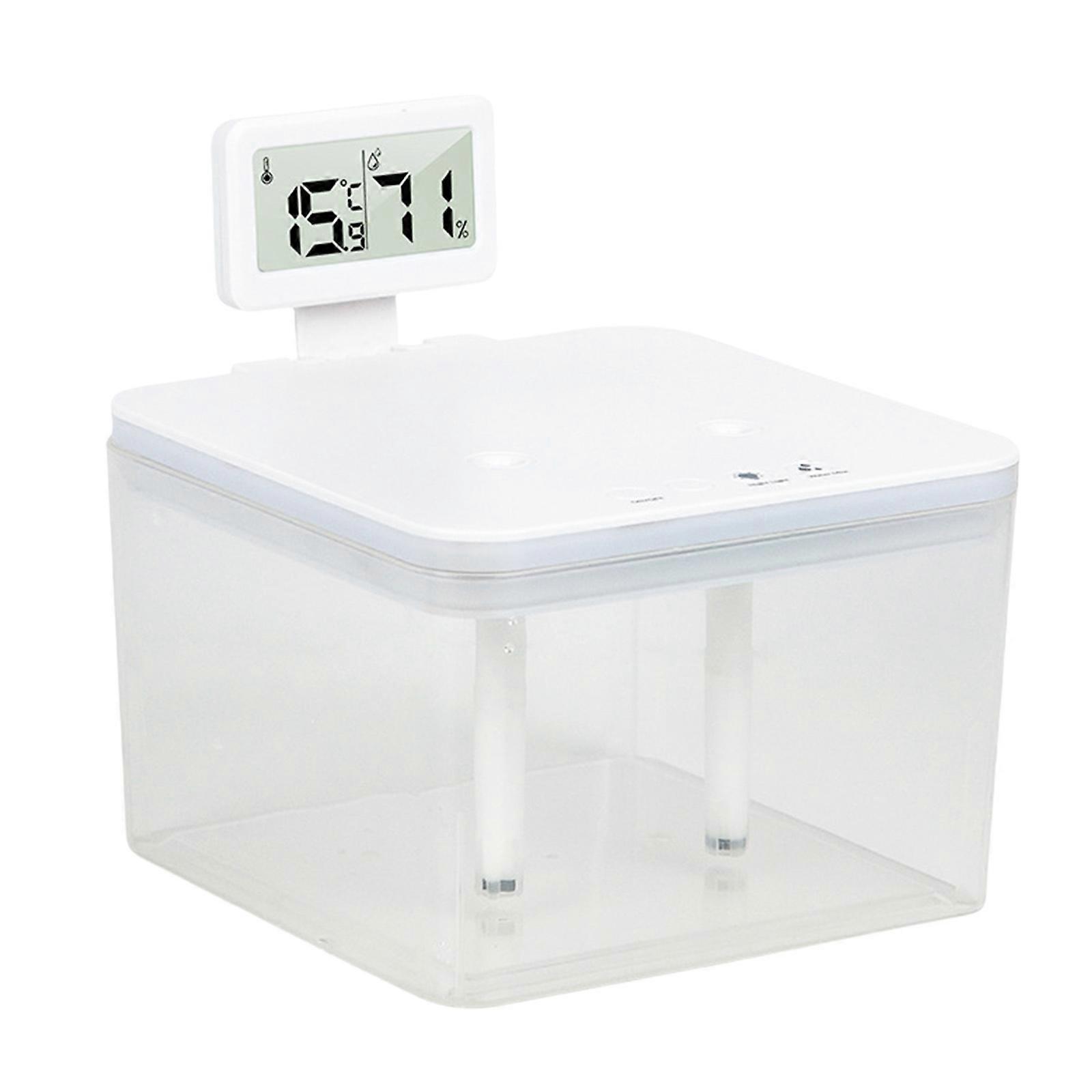 Air Humidifier Household 4L Large Capacity Mist Maker Double Sprays Diffuser Color with Temperature Humidity Display