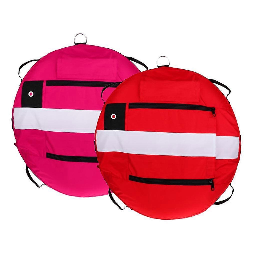 2Pcs Freediver Buoy Buoyancy Instructor Safety Float for Scuba Diving Dive