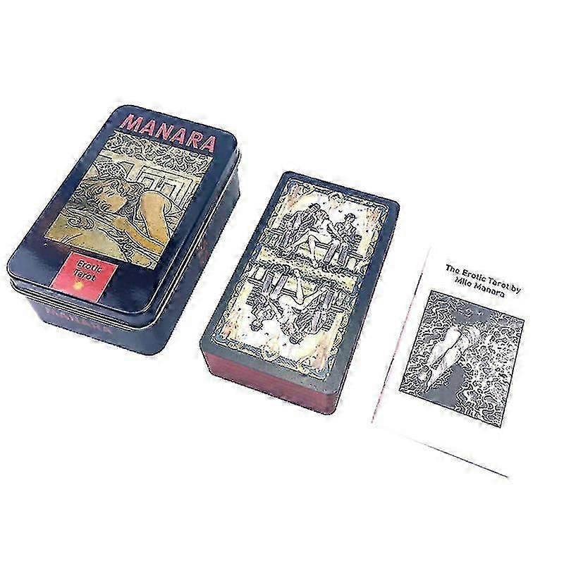 Iron Box Manara Oracle Card Tarot Fate Divination Deck Party Board Game W/manual