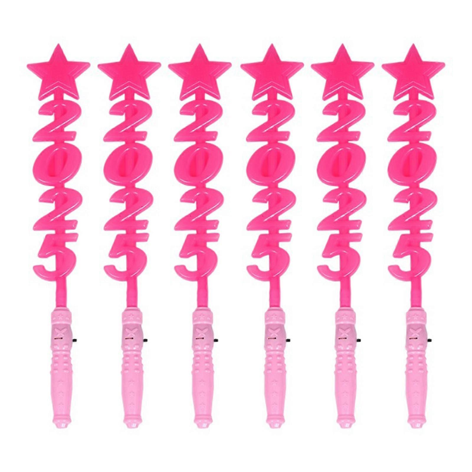 Bulk Pack of 6 Glowing Sticks Colorful and Sturdy Materials for Extended Use In Parties Supplies and Outdoor Event
