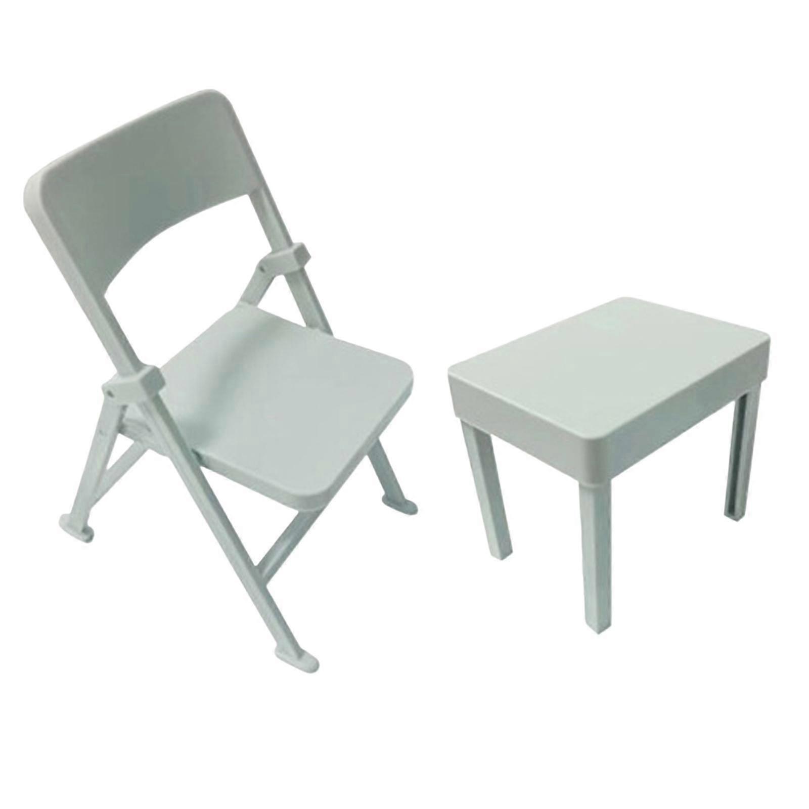 Actionfigur Mini Schreibtischstuhl Modell Display Maßstab 1:12 Miniatur