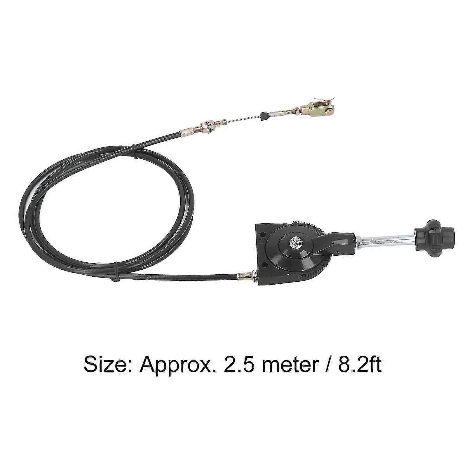 8.2ft Manual Throttle Control Cable for EX230 Excavator Durable, Rust-Proof Construction