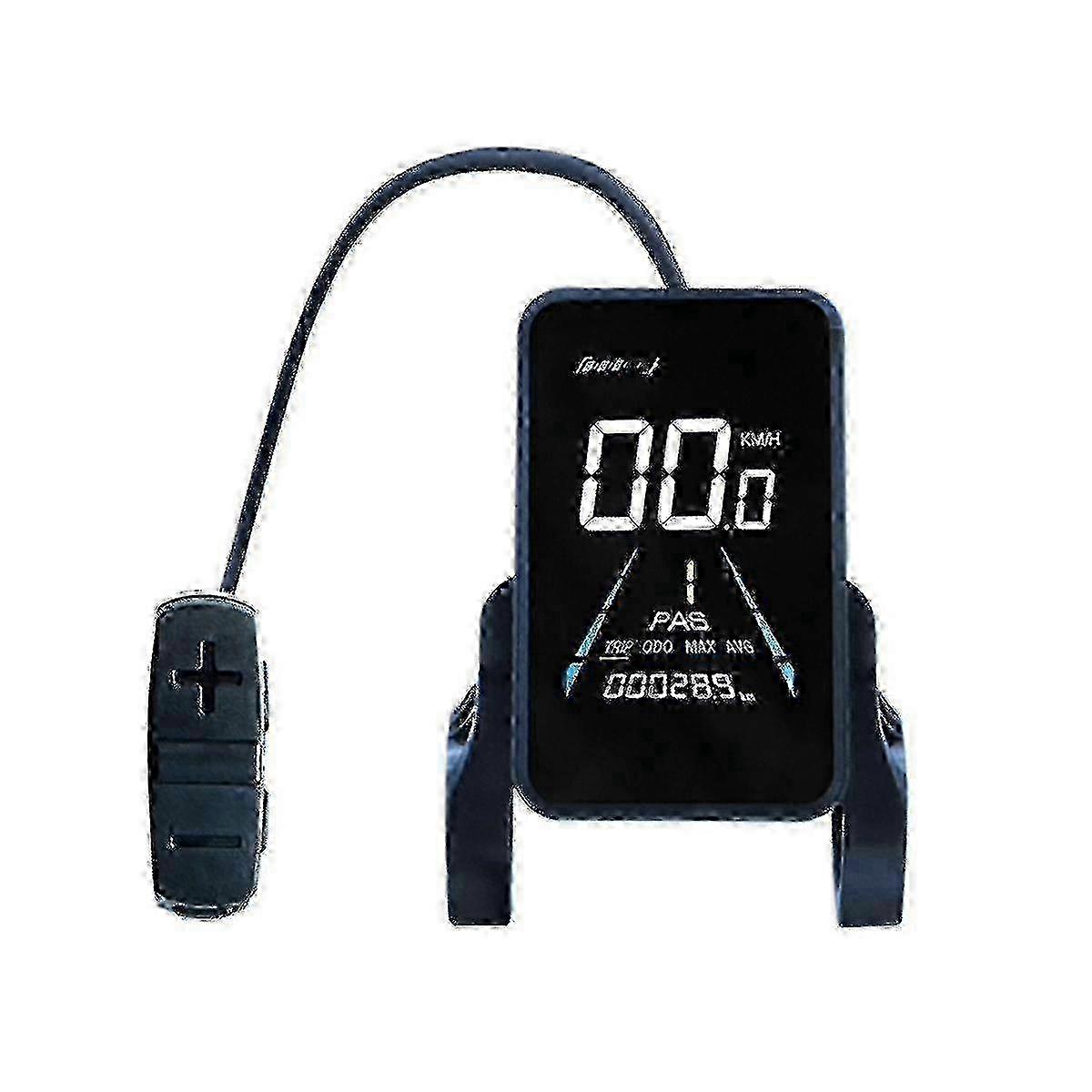 För elektrisk cykeldisplay 36v-72v vattentät lcd-display nc-81f elektrisk cykelpanel instrumentbräda, vatten p