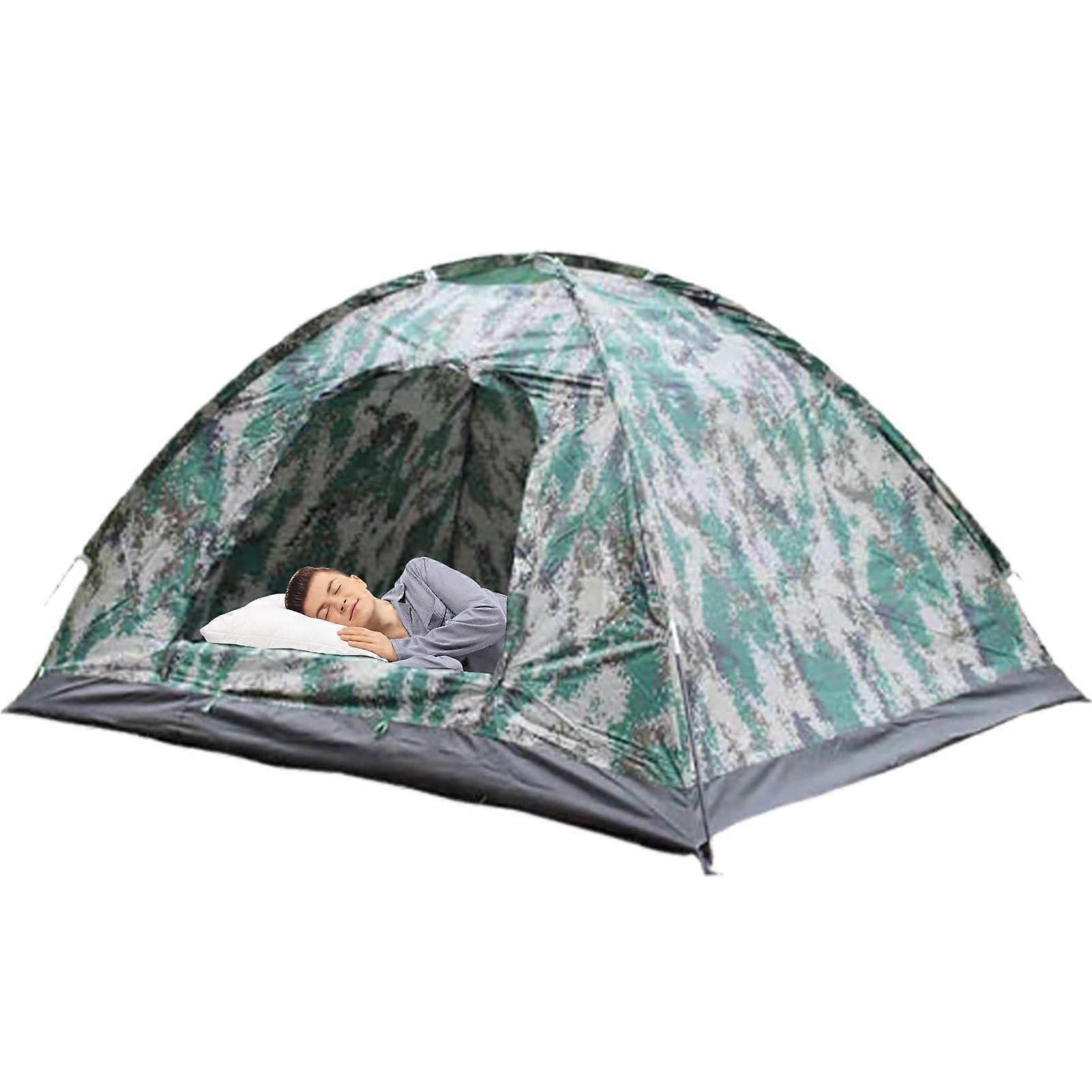 Single Person Tent Single Layer Sleeping Tent Travel Easy Set Up Tent for Hiking, Mountaineering, Camping, Backpacking, Picnics